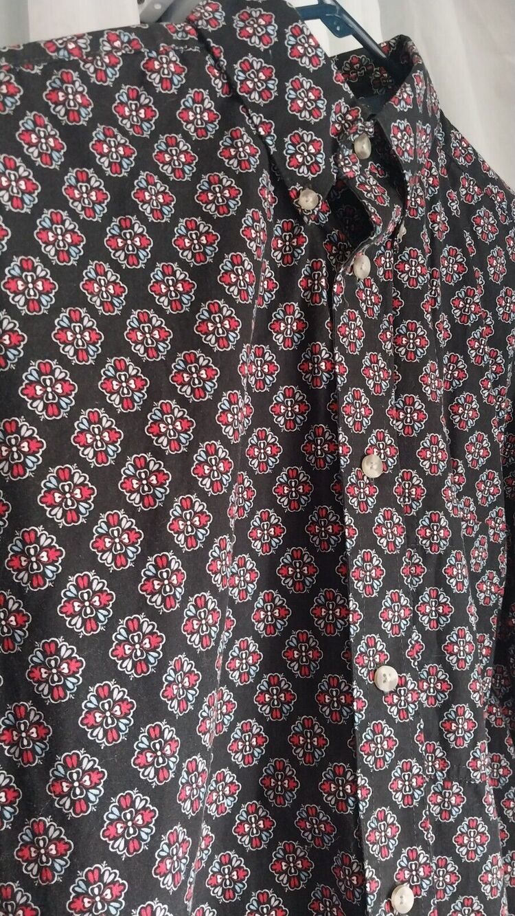 Wrangler Mens Set of 2 Western Cowboy Long Sleeve Button Down Shirt Medium - Picture 3 of 10